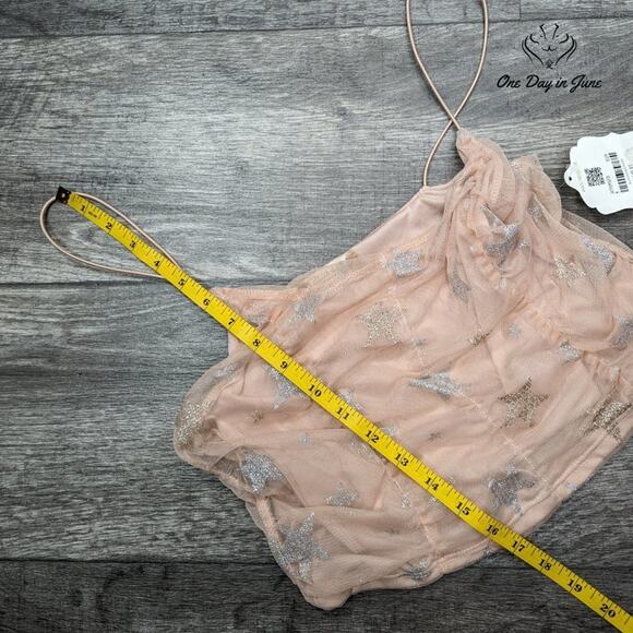 Altar'd State Crop Spaghetti Strap Tank Top Size M - Picture 4 of 5